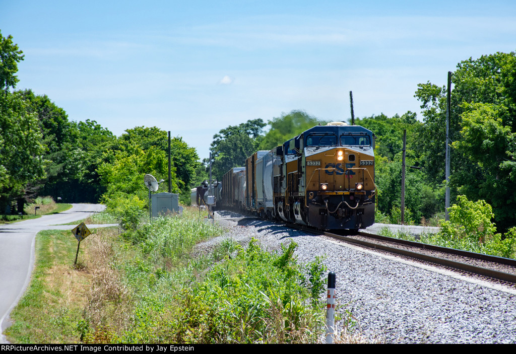 Northbound manifest at Milepost 57